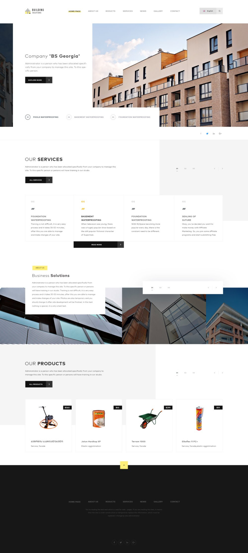 最佳架構的網站設計-建筑解決方案