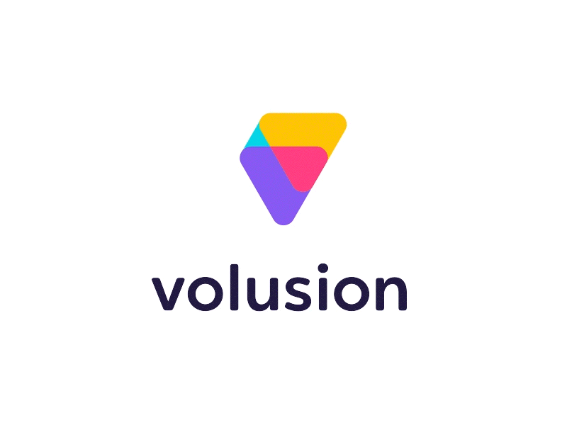 完美配色和創意造型的logo設計-Volusion最終動畫logo