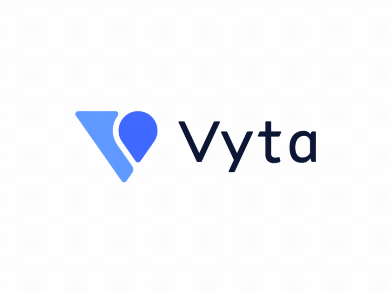 完美配色和創意造型的logo設計-Vyta標志建筑