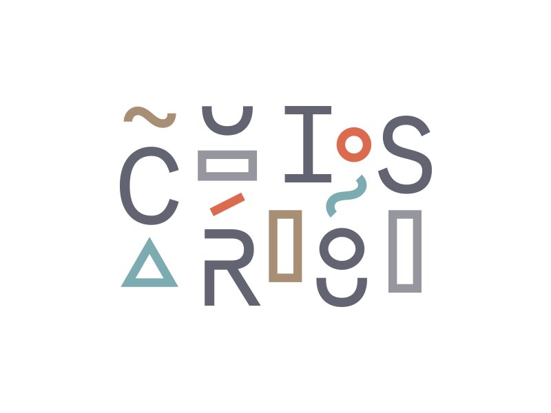 完美配色和創意造型的logo設計-好奇