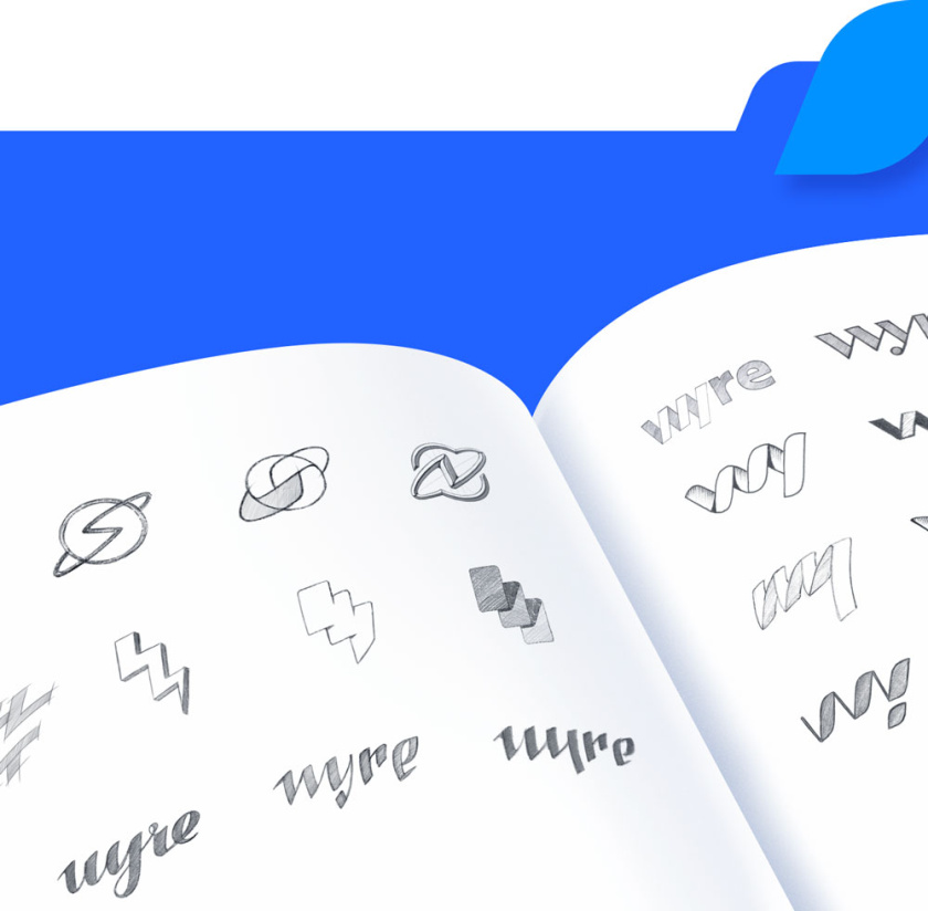美麗和創(chuàng)意的平面設計想法-Wyre品牌logo設計