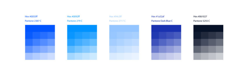 美麗和創(chuàng)意的平面設計想法-Wyre品牌logo設計配色
