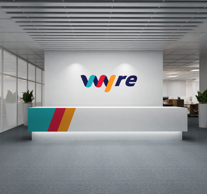 美麗和創(chuàng)意的平面設計想法-Wyre品牌logo設計