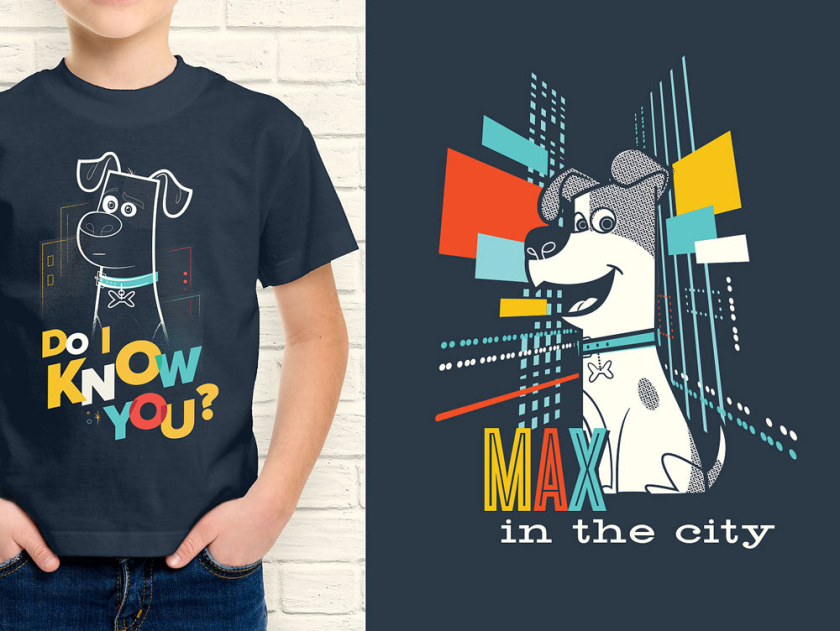 美麗和創(chuàng)意的平面設計想法-寵物風格化藝術和產品圖形