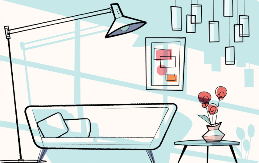 美麗和創(chuàng)意的平面設計想法-寵物風格化藝術和產品圖形