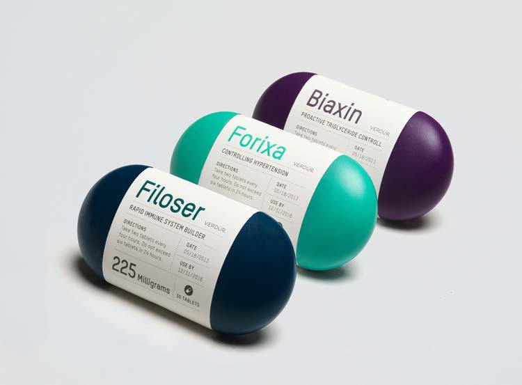 藥品包裝設計靈感-Vedur藥品包裝設計