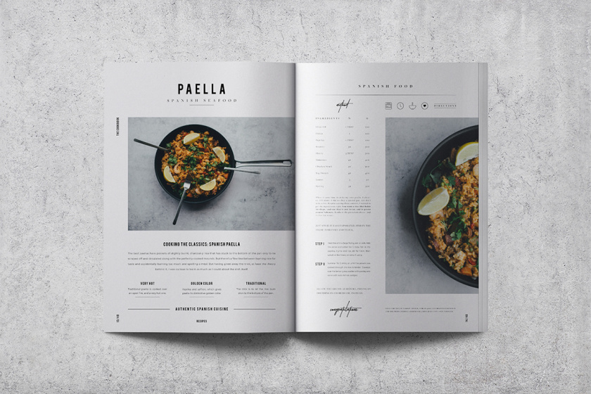 非常藝術感的廚師烹飪餐飲畫冊設計-上海畫冊設計公司