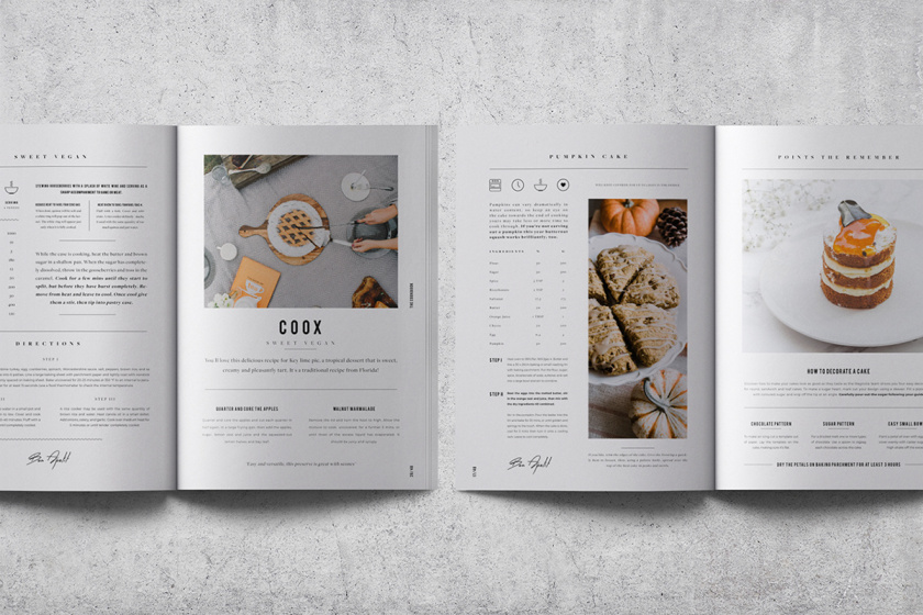 非常藝術感的廚師烹飪餐飲畫冊設計-上海畫冊設計公司