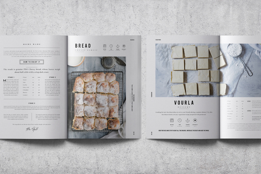 非常藝術感的廚師烹飪餐飲畫冊設計-上海畫冊設計公司