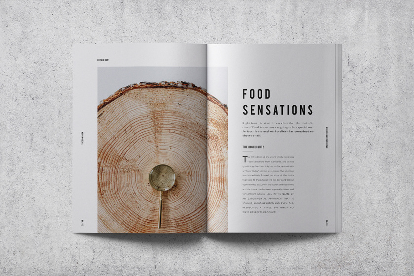 非常藝術感的廚師烹飪餐飲畫冊設計-上海畫冊設計公司