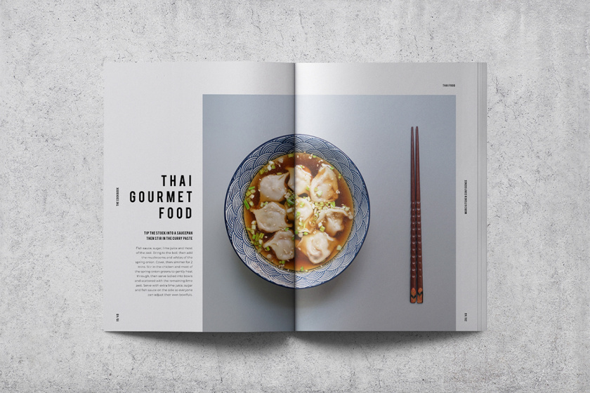 非常藝術感的廚師烹飪餐飲畫冊設計-上海畫冊設計公司