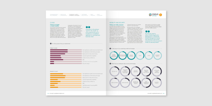Coeus 年報宣傳畫冊設計“清晰的信息圖表設計”