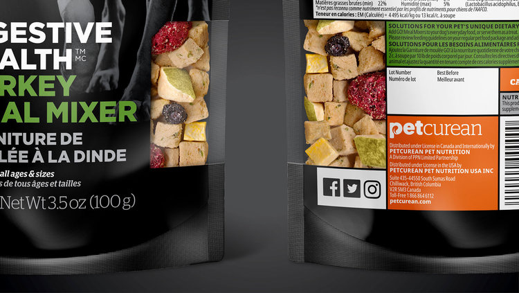 GO！混合膳食保健狗糧包裝設計-上海包裝設計公司