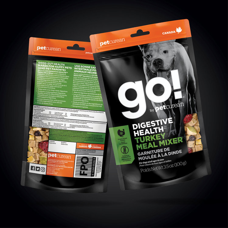 GO！混合膳食保健狗糧包裝設計-上海包裝設計公司