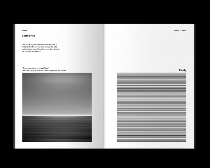 黑酷風(fēng)格男性護(hù)膚品化妝品包裝設(shè)計(jì)，設(shè)計(jì)靈感來(lái)自海洋和水