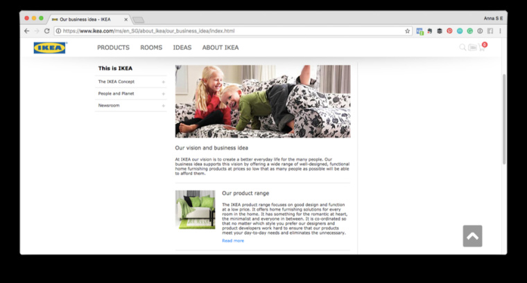 宜家的目的只是“為許多人創造更美好的日常生活”