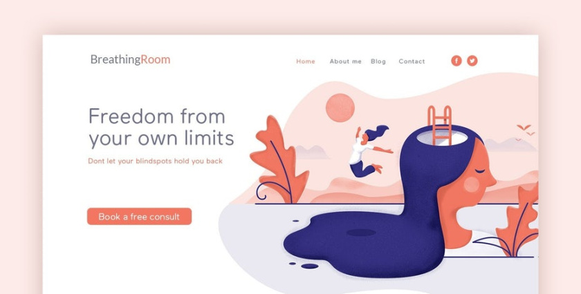 平面設計中的超現實主義-釋放你的頭腦超現實的網頁設計