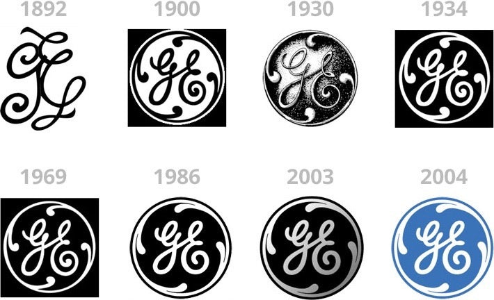 傳統徽標logo設計-用電氣自1891年成立的徽標logo