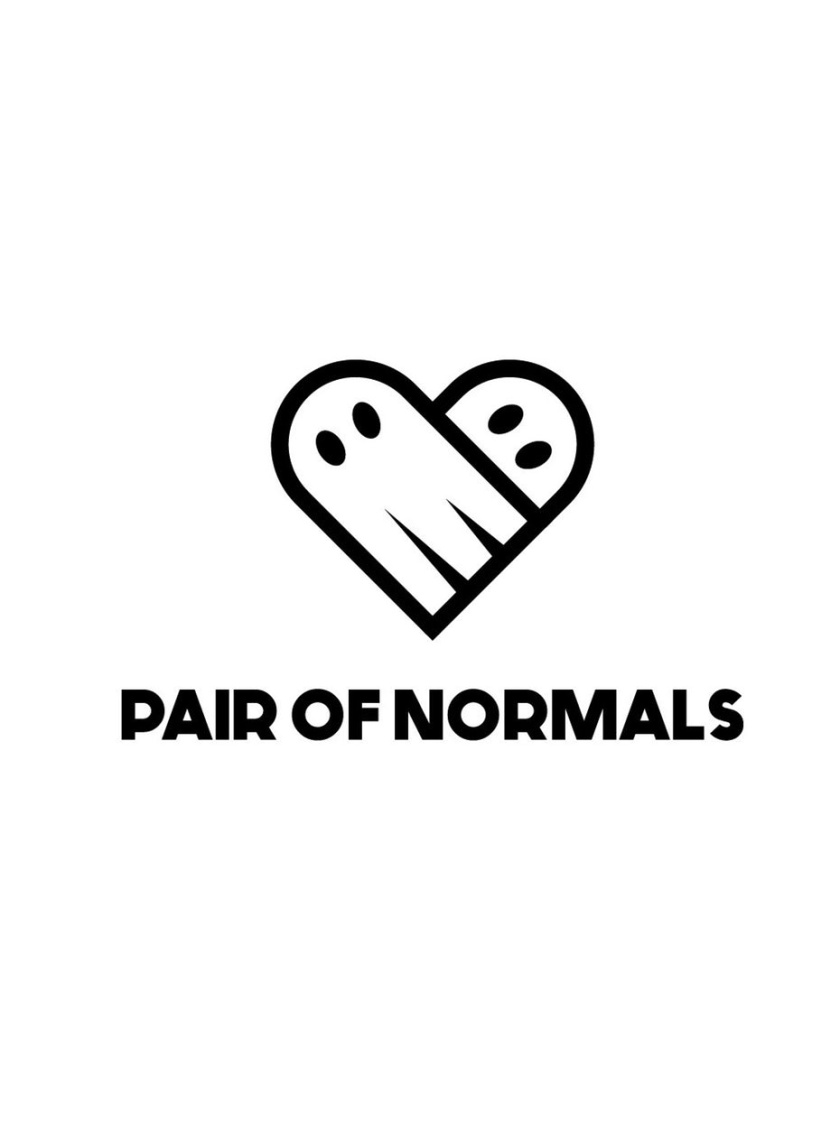 平面設計中的超現實主義-鬼魂作為心臟超現實的標志設計