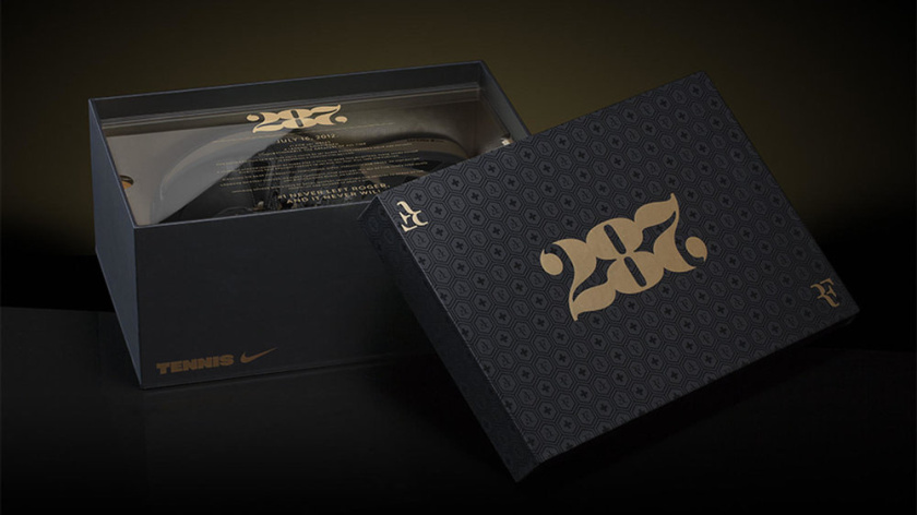 15款特別版Nike耐克運動鞋包裝設計-NIKE以特別版ZOOM VAPOR 9 TOUR慶祝羅杰·費德勒的紀錄