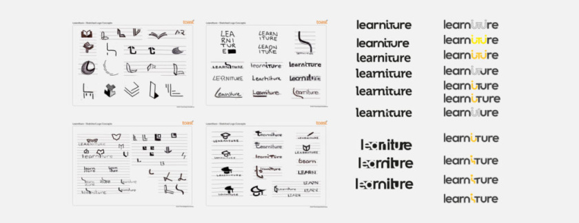 Learniture青少年兒童書桌學習桌椅家具品牌策劃創建（logo設計、vi設計與網站設計建設）