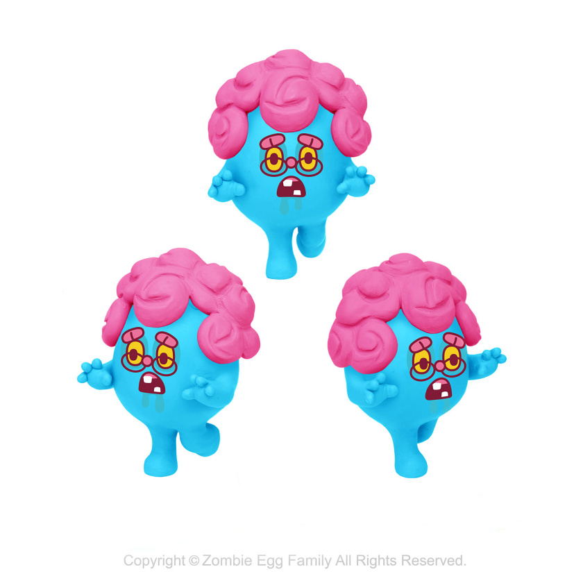 僵尸蛋家族人物設(shè)計，雞蛋P吉祥物設(shè)計