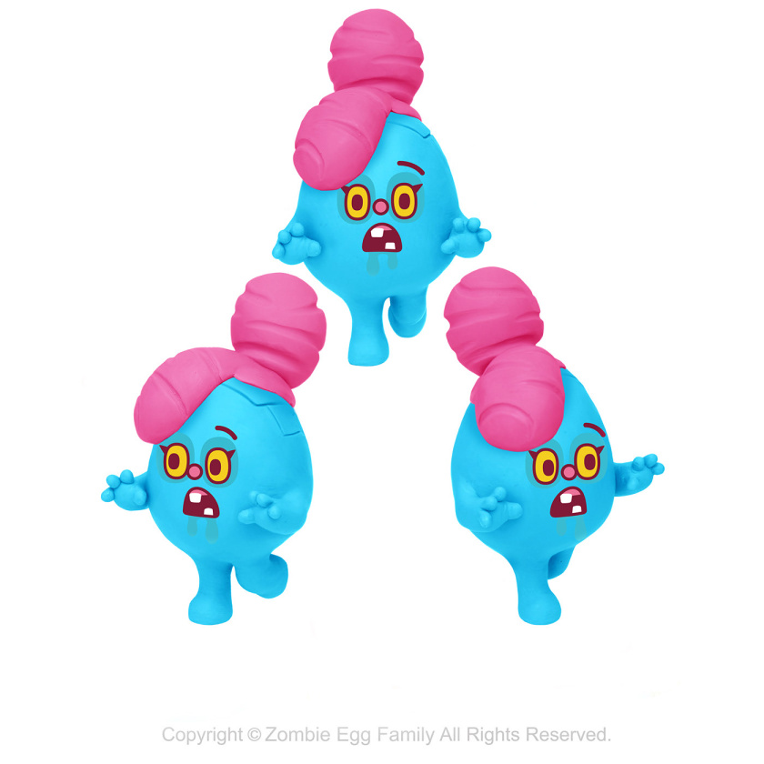 僵尸蛋家族人物設(shè)計，雞蛋P吉祥物設(shè)計