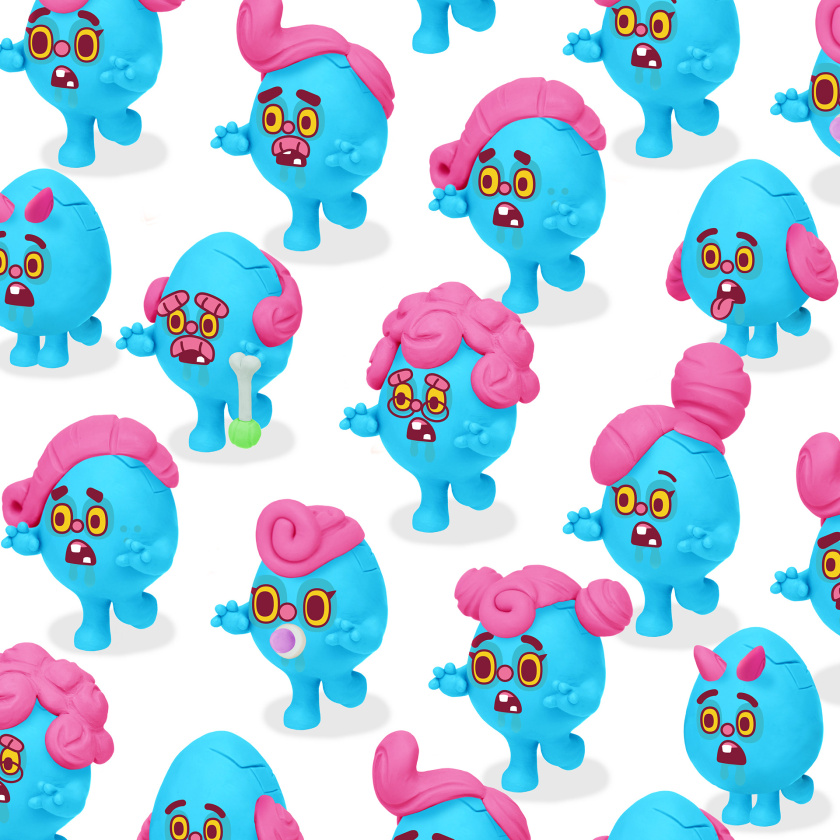 僵尸蛋家族人物設計，雞蛋P吉祥物設計