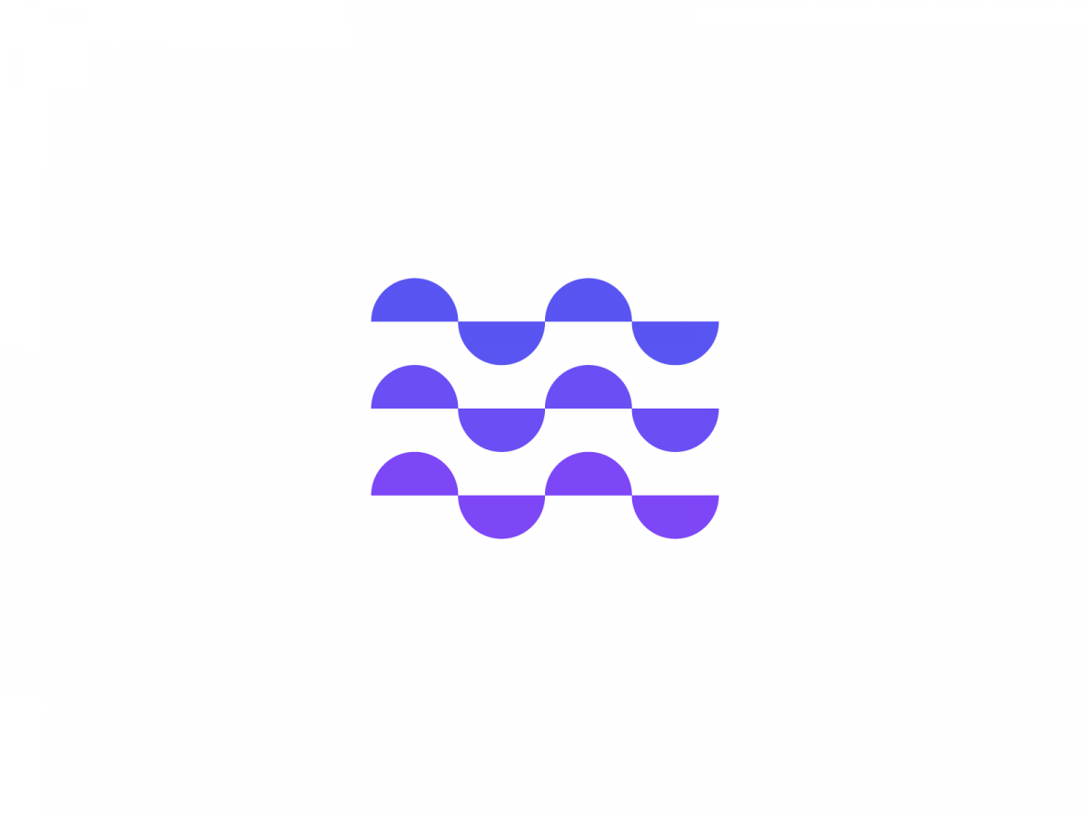 Preveco高科技涂料商標logo設計“流動的半圓”圖形