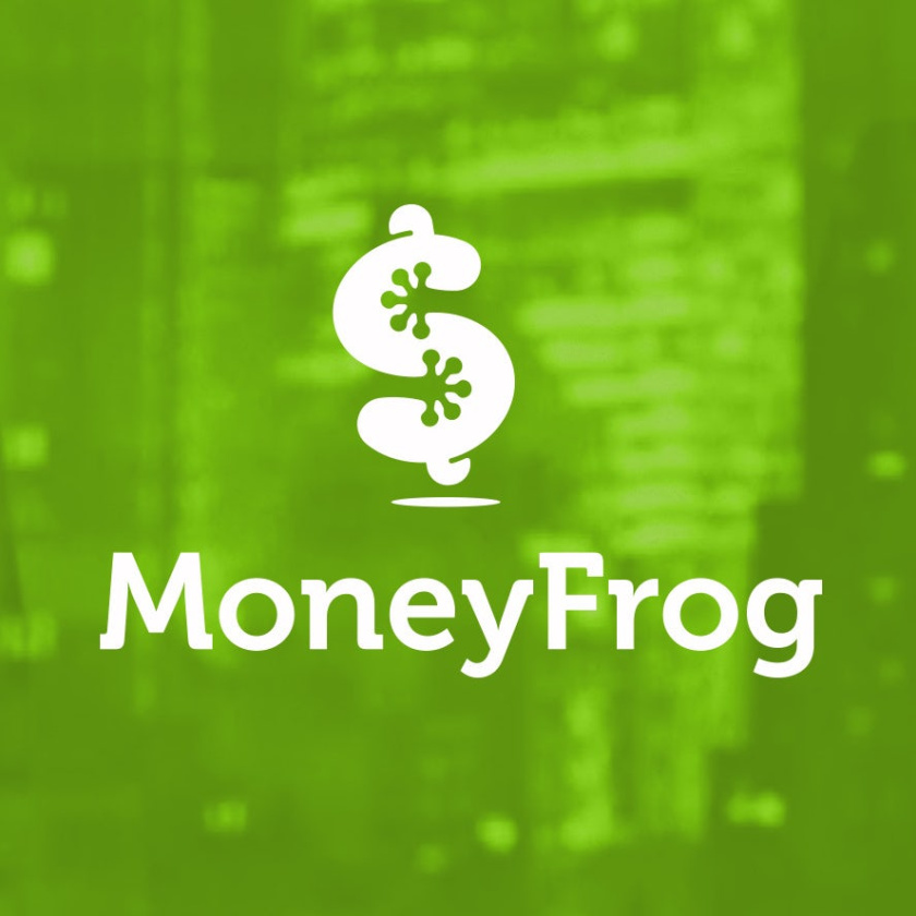 綠色logo設計- MoneyFrog徽標logo設計