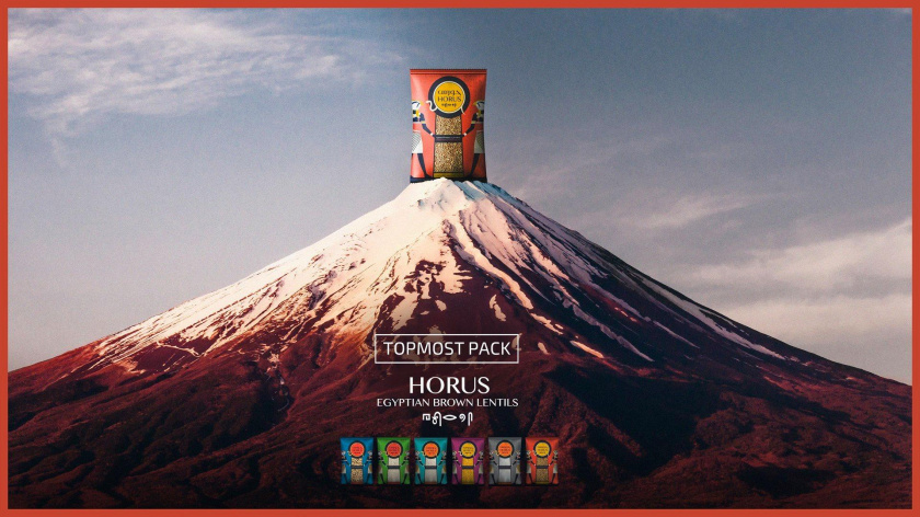 Horus食品平面廣告創意設計“山頂篇”