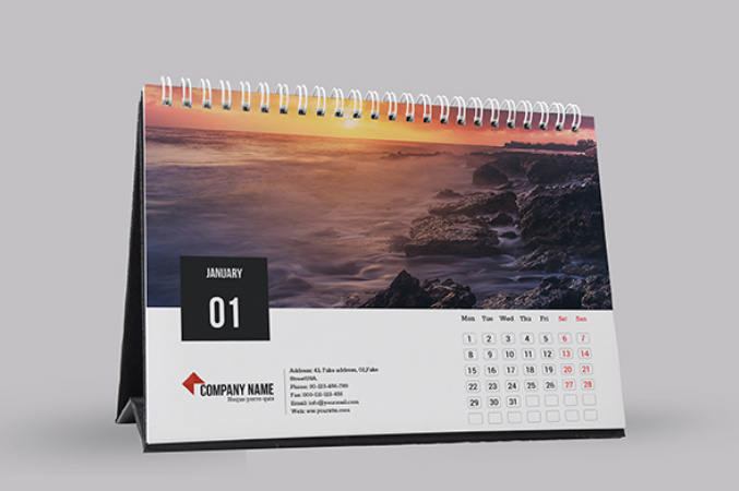 優美景色Calendar臺歷月歷設計