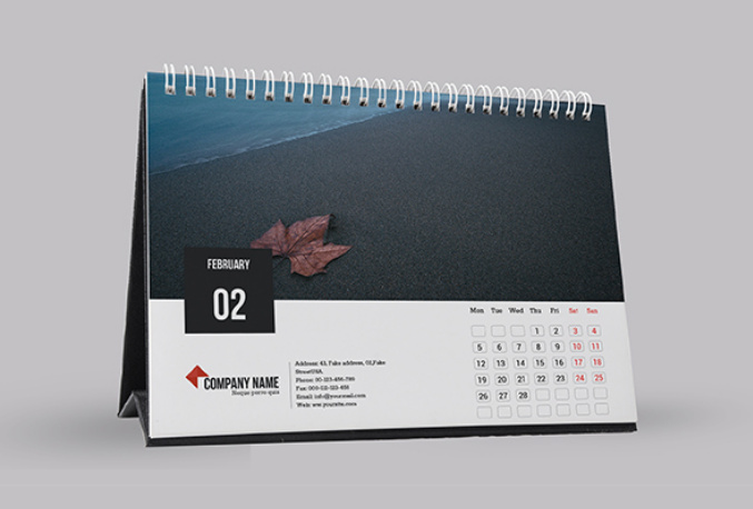 優美景色Calendar臺歷月歷設計