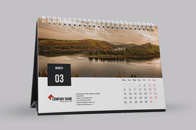 優美景色Calendar臺歷月歷設計