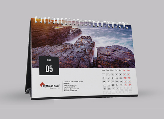 優美景色Calendar臺歷月歷設計