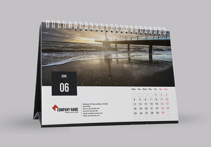 優美景色Calendar臺歷月歷設計