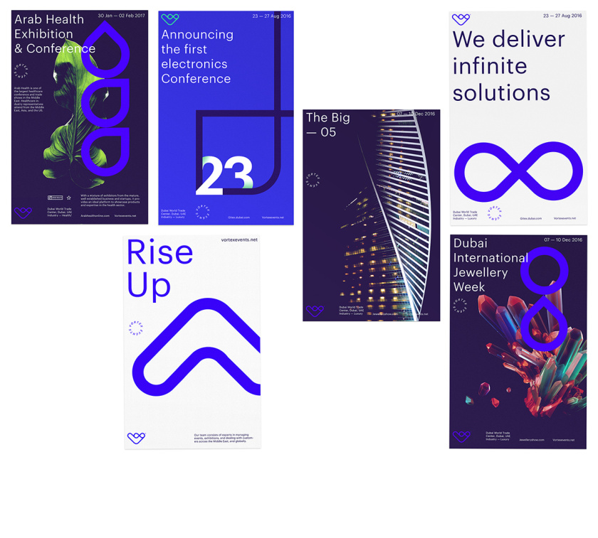 Vortex events事件公關營銷公司logo設計vi設計，線條logo風格