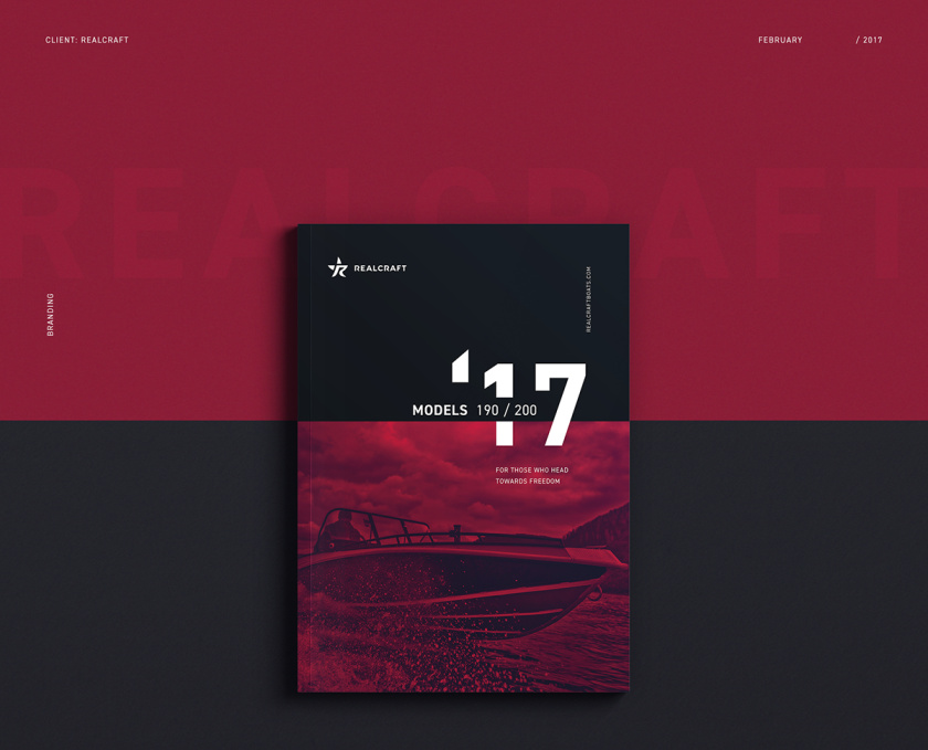 Realcraft 摩托艇宣傳畫冊設(shè)計產(chǎn)品型錄設(shè)計