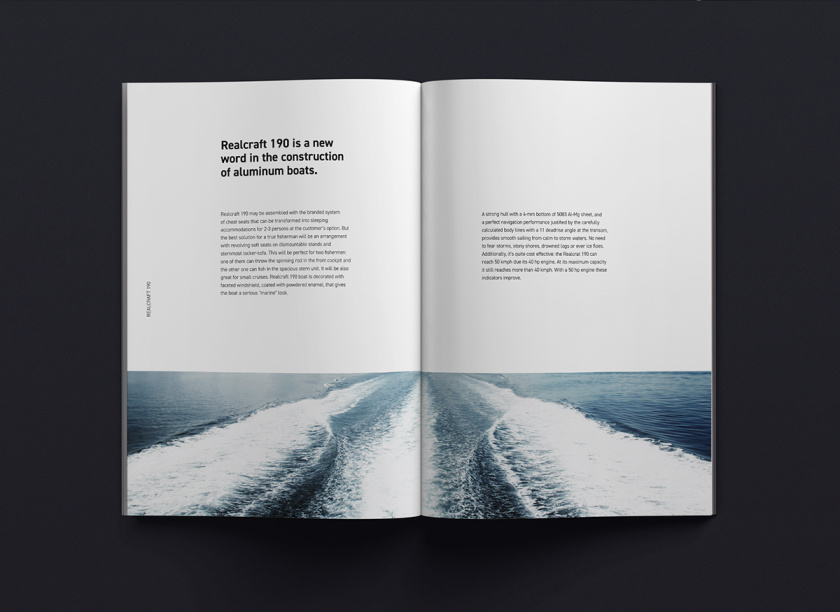 Realcraft 摩托艇宣傳畫冊設(shè)計產(chǎn)品型錄設(shè)計
