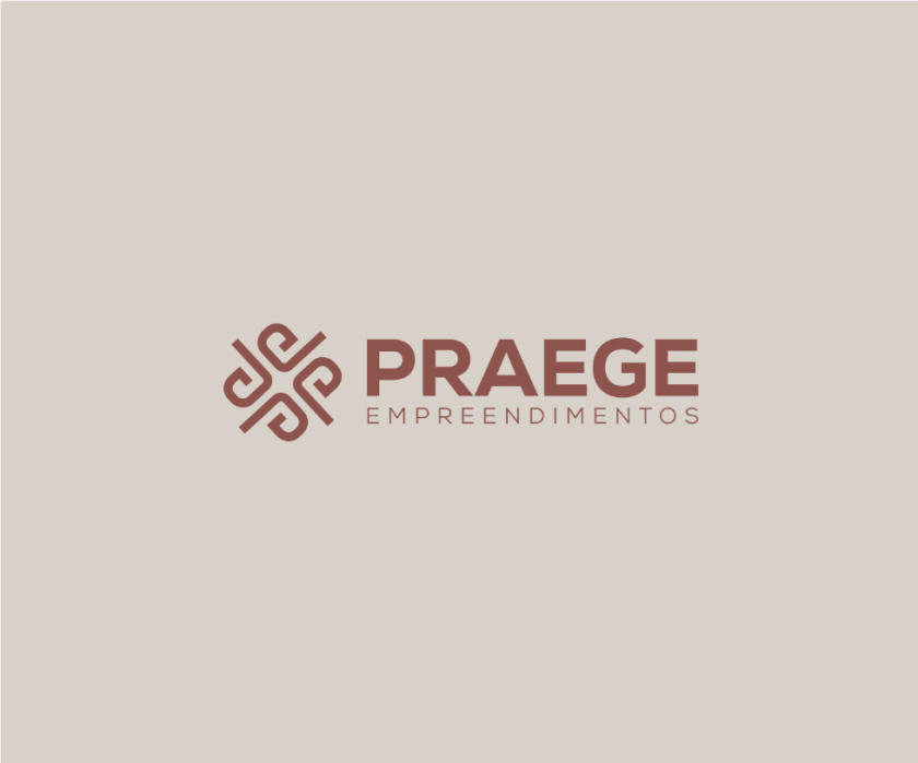 PRAEGE 4個P字母酒店logo設計