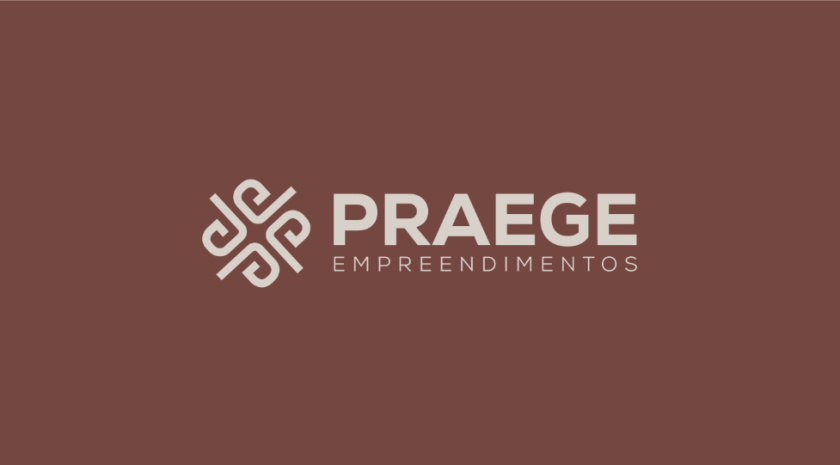 PRAEGE 4個P字母酒店logo設計vi設計