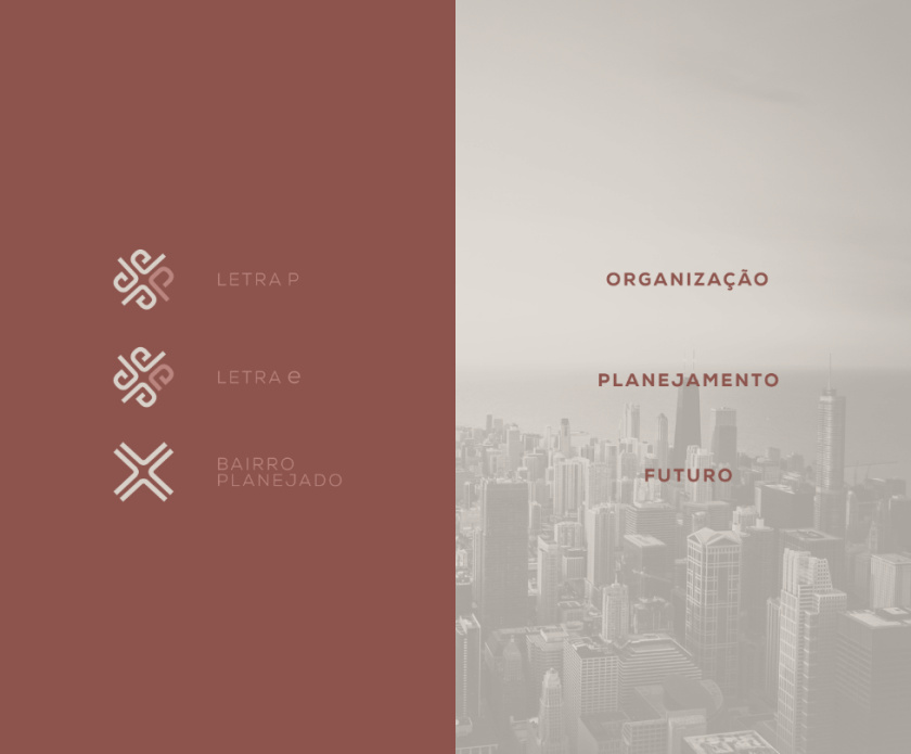 PRAEGE 4個P字母酒店logo設計