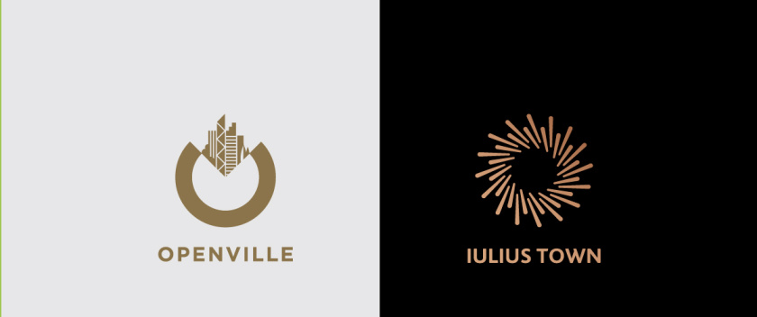 Iulius Town 商業(yè)中心品牌命名與logo設(shè)計(jì)-月桂花環(huán)
