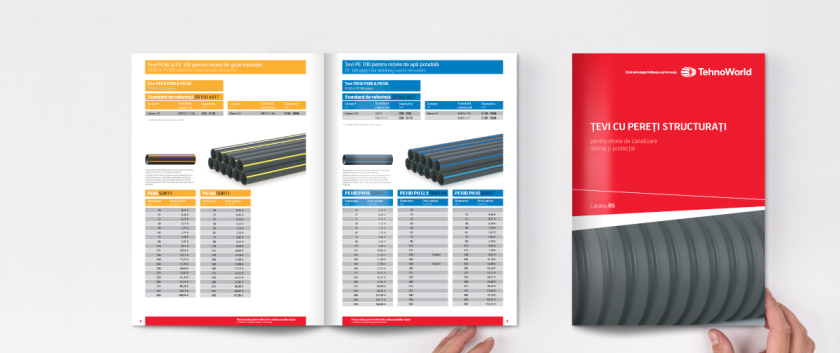 羅馬尼亞第三大管道制造商TehnoWorld公司企業品牌形象設計-logo與vi設計