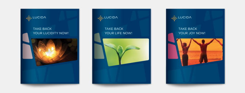 露西達(dá)Lucida醫(yī)療康復(fù)中心品牌logo設(shè)計(jì)vi設(shè)計(jì)，“火花/星星”概念