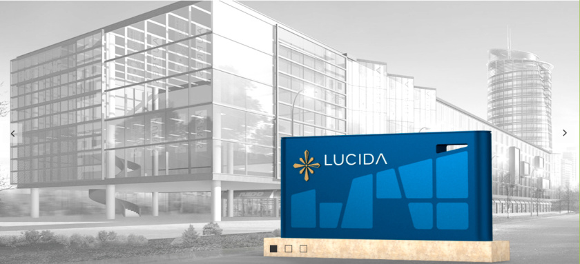 露西達(dá)Lucida醫(yī)療康復(fù)中心品牌logo設(shè)計(jì)vi設(shè)計(jì)，“火花/星星”概念