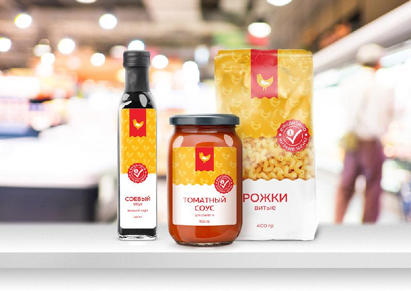 Bread-Sol 連鎖超市自有消費品品牌產品包裝設計“鳥”符號