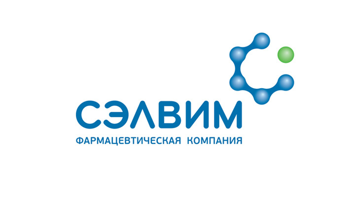 醫藥品牌設計：Salvim制藥公司企業logo設計vi設計，基因分子鍵元素+字母C