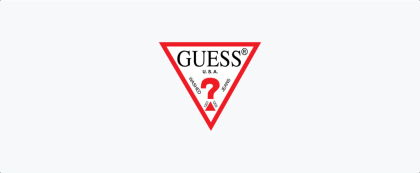 前衛(wèi)三角形logo設(shè)計(jì)-GUESS服飾
