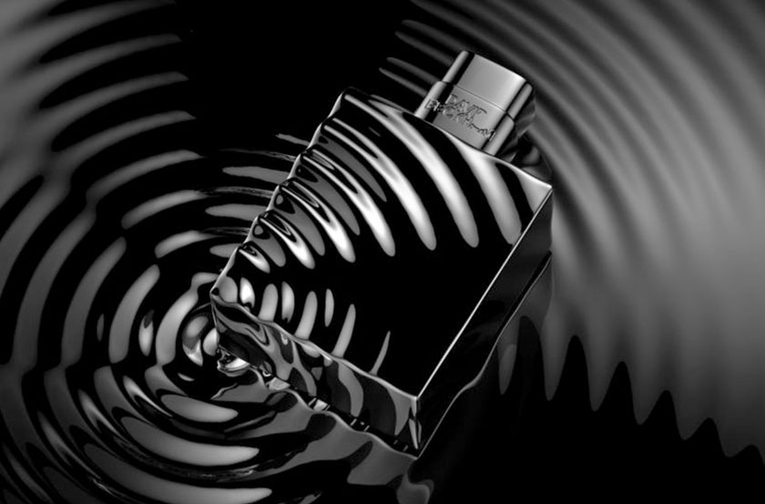 大衛·貝克漢姆水波紋圖案香水瓶型設計與身體護理產品包裝設計